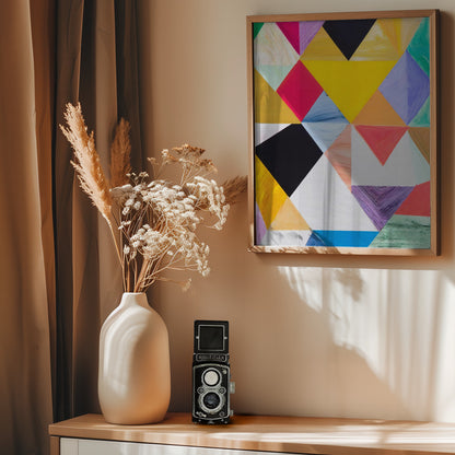 Triangle Drama - Poster / Art Print - interiör