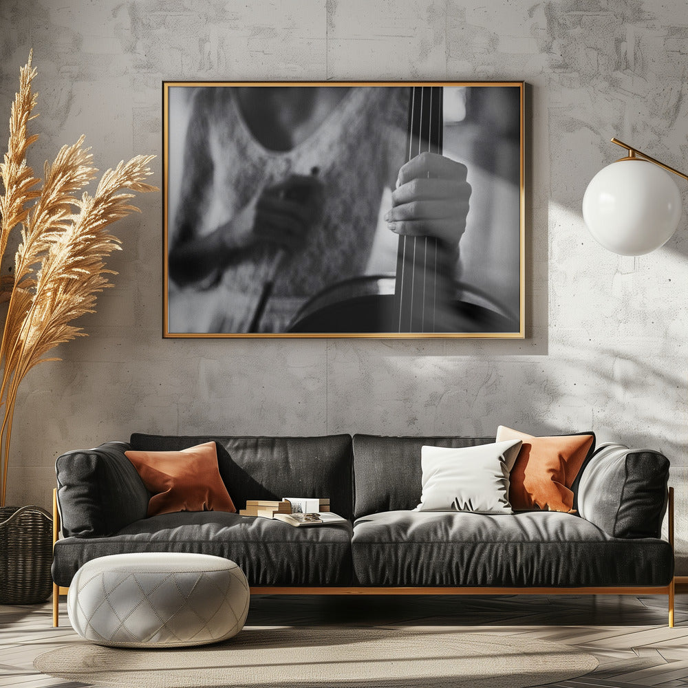 break for the cello - Poster / Art Print - interiör