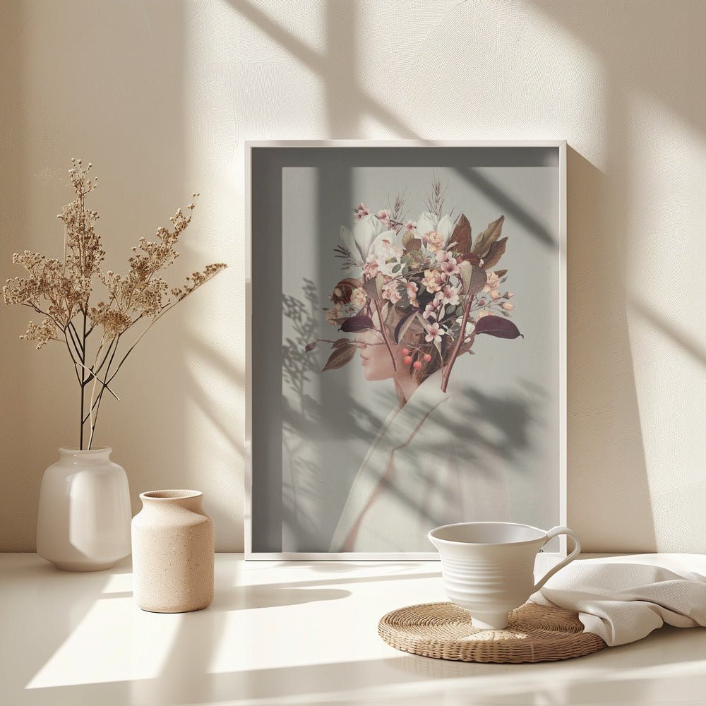 I Fell In Love With Fall Because of You - Poster / Art Print - interiör