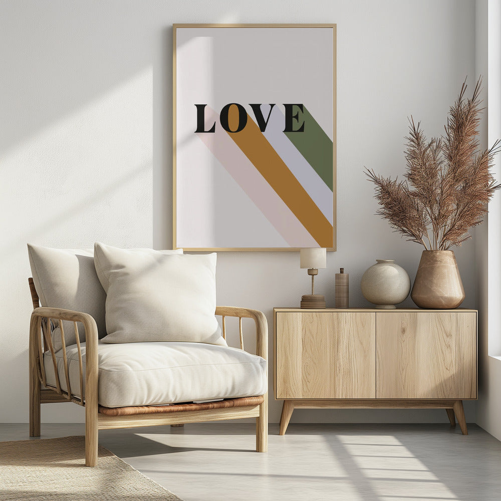 Love - Poster / Art Print - interiör