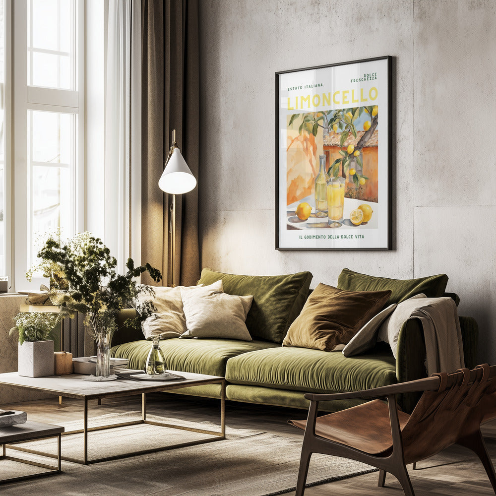 Limoncello - Poster / Art Print - interiör