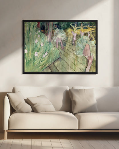 Ballet Scene (1886) - Poster / Art Print - interiör
