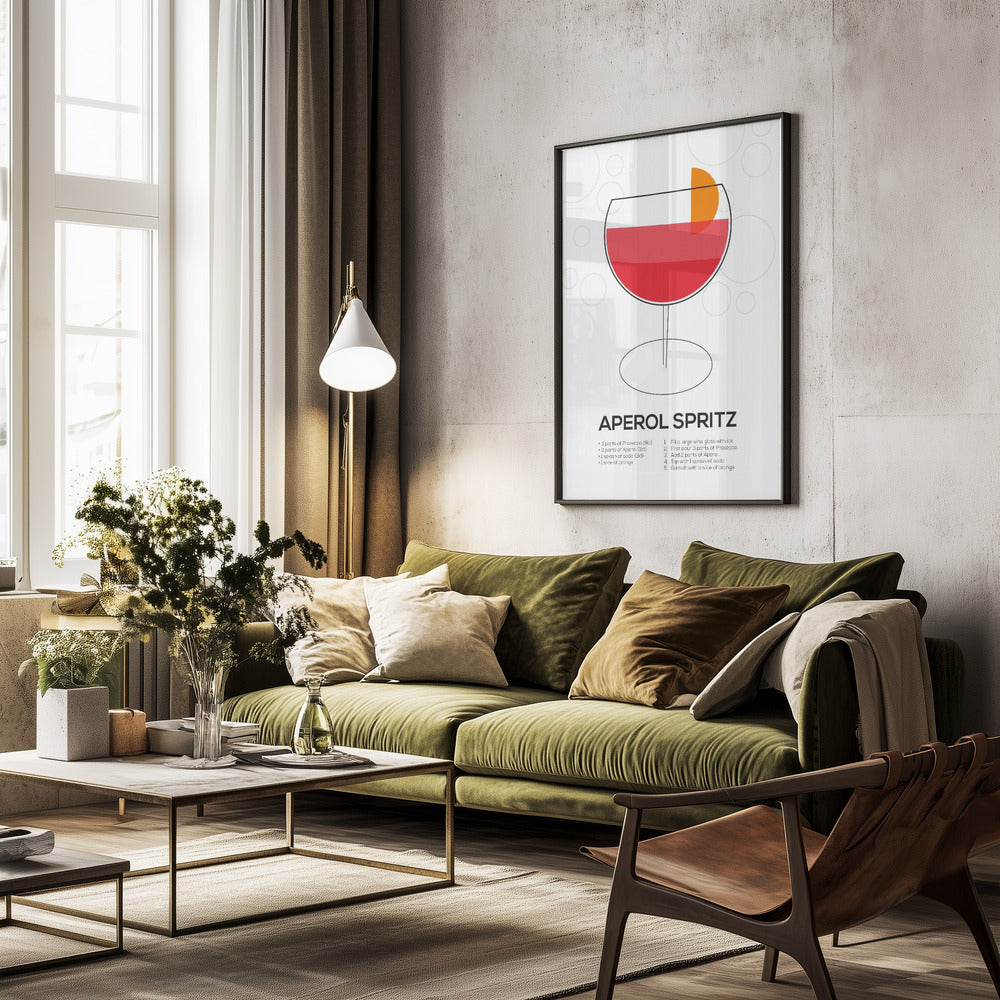 Aperol Spritz - Poster / Art Print - interiör
