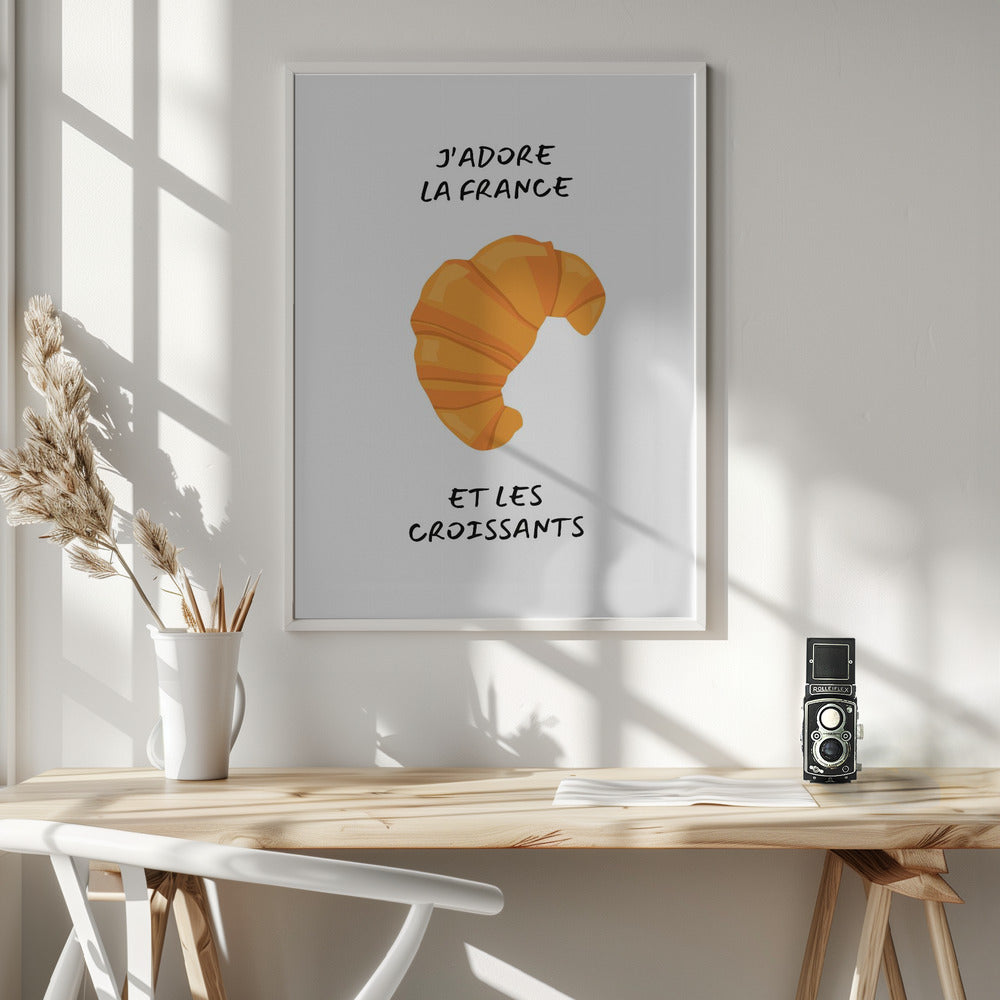 J´adore la france - Poster / Art Print - interiör