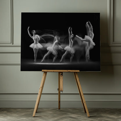 Balerina Art Wave - Poster / Art Print - interiör