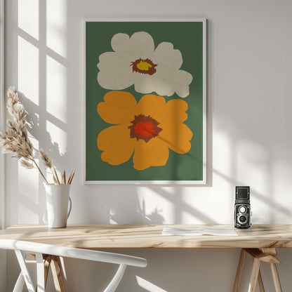 Flower Power 1 - Poster / Art Print - interiör