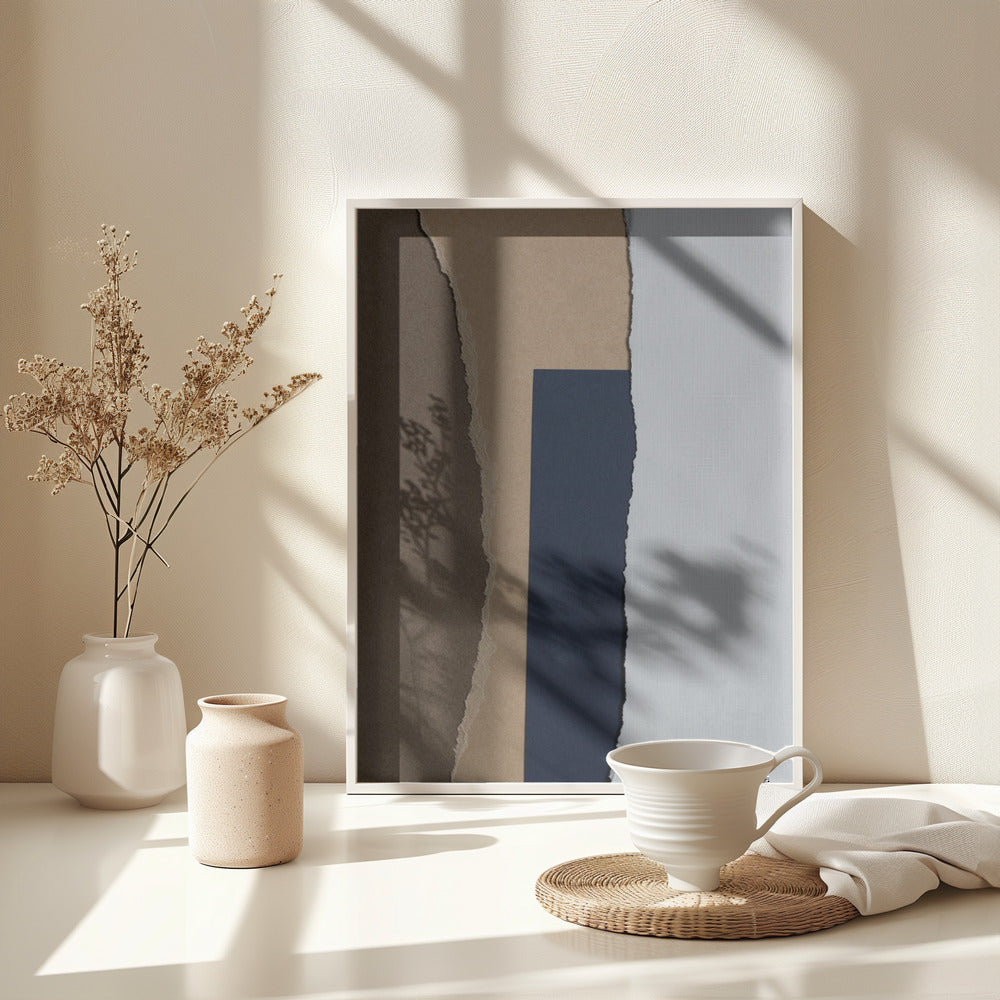 Torn Paper 4 - Poster / Art Print - interiör