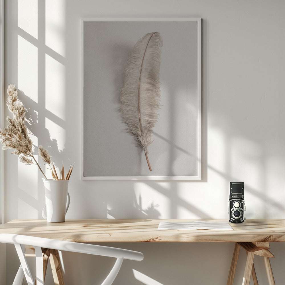 Feather_002 - Poster / Art Print - interiör