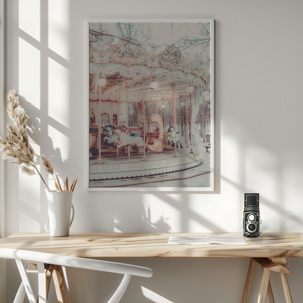 Paris Carousel II - Poster / Art Print - interiör