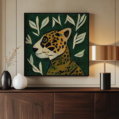 Tiger In Profile - Poster / Art Print - interiör