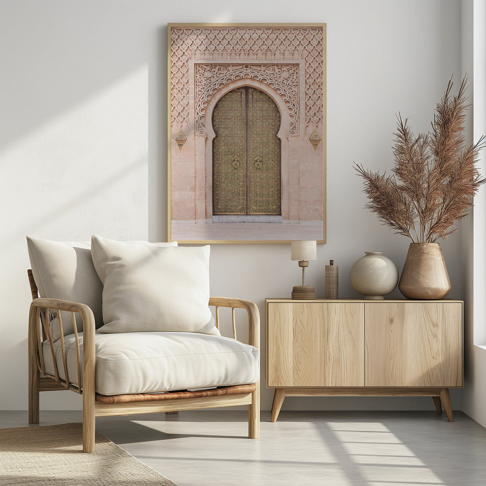 Boho Door - Poster / Art Print - interiör