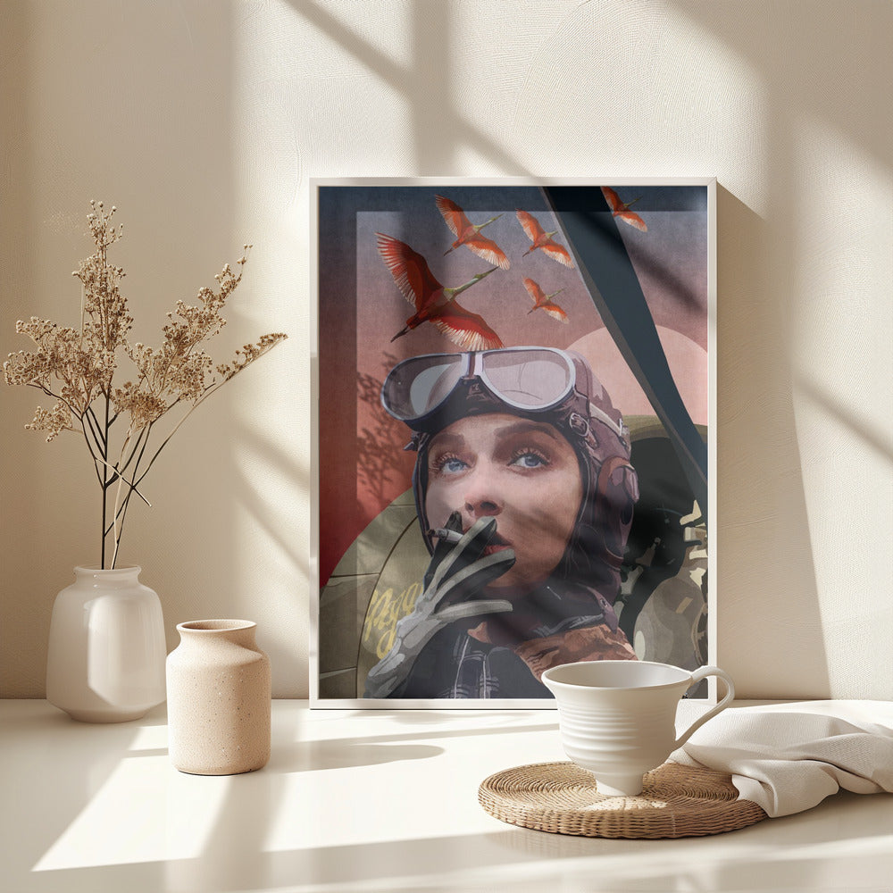 Aviator Dreams - Poster / Art Print - interiör