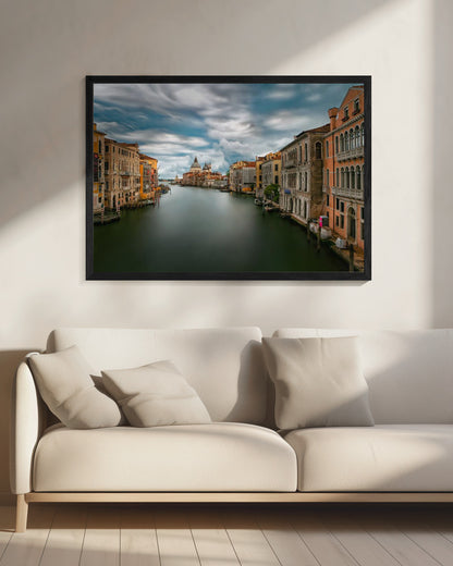 Stormy weather on the Grand Canal - Poster / Art Print - interiör