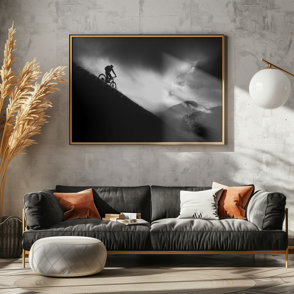 Sunrise ride - Poster / Art Print - interiör