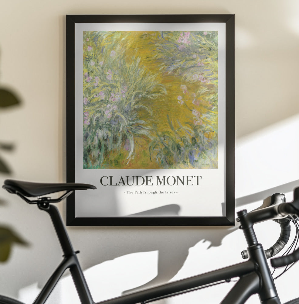 The Path Through The Irises - Poster / Art Print - interiör