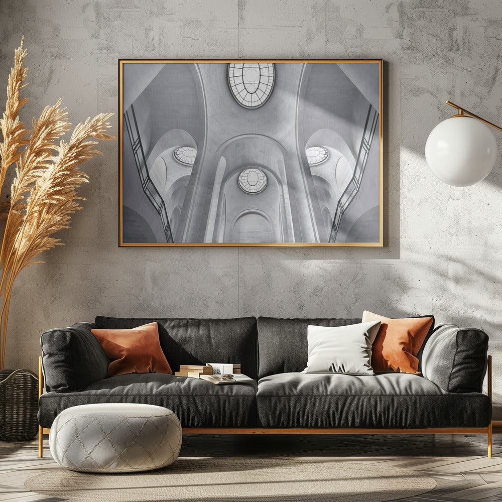 The Palais Garnier in Paris - Poster / Art Print - interiör