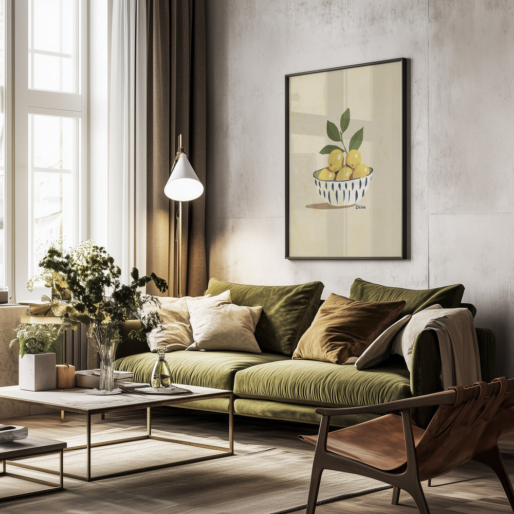 Olive - Poster / Art Print - interiör