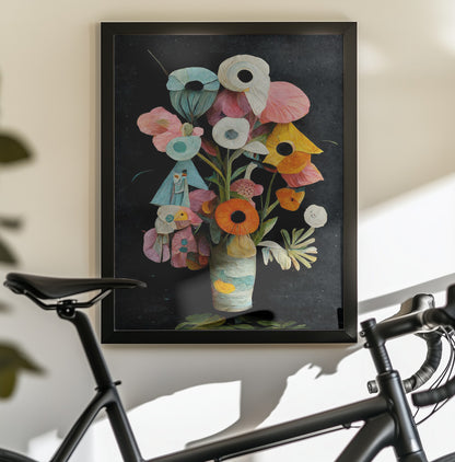 Les Fleurs - Poster / Art Print - interiör