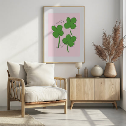 Lucky Me - Poster / Art Print - interiör