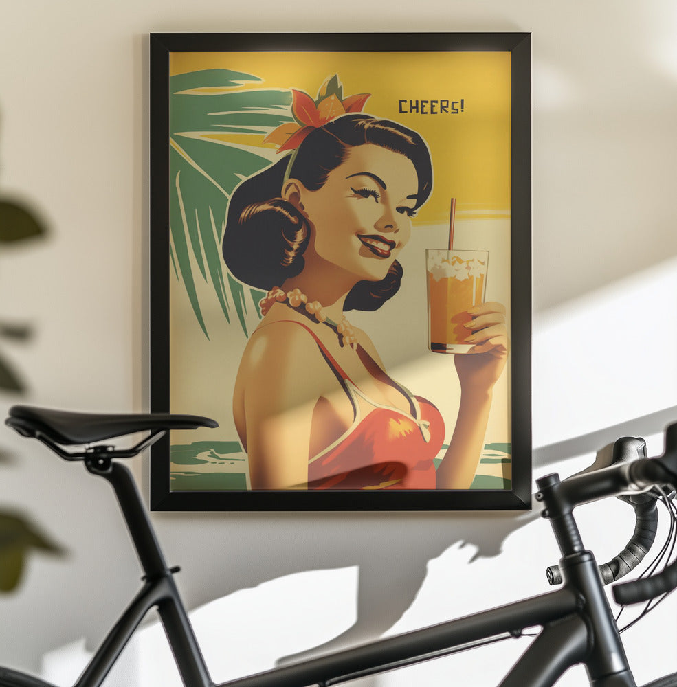 Cheers! - Poster / Art Print - interiör
