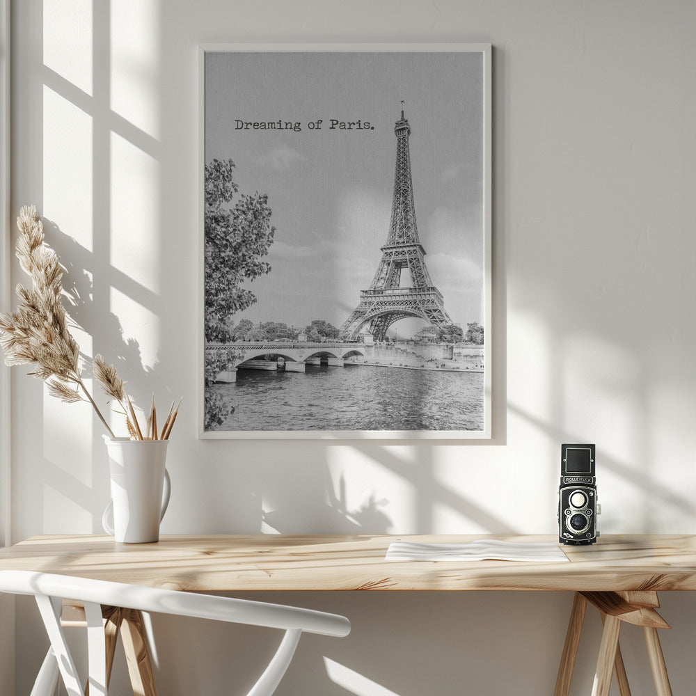 Dreaming of Paris - Poster / Art Print - interiör
