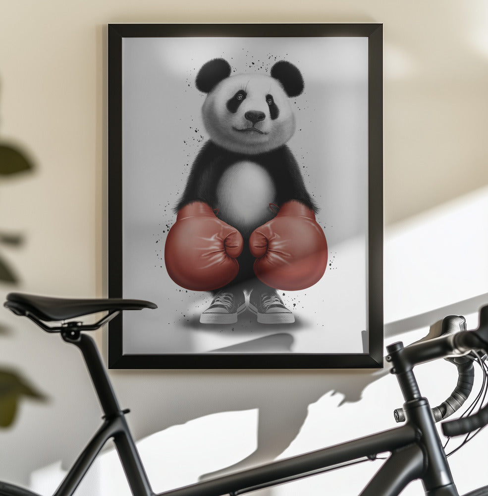 PANDA BOXER - Poster / Art Print - interiör