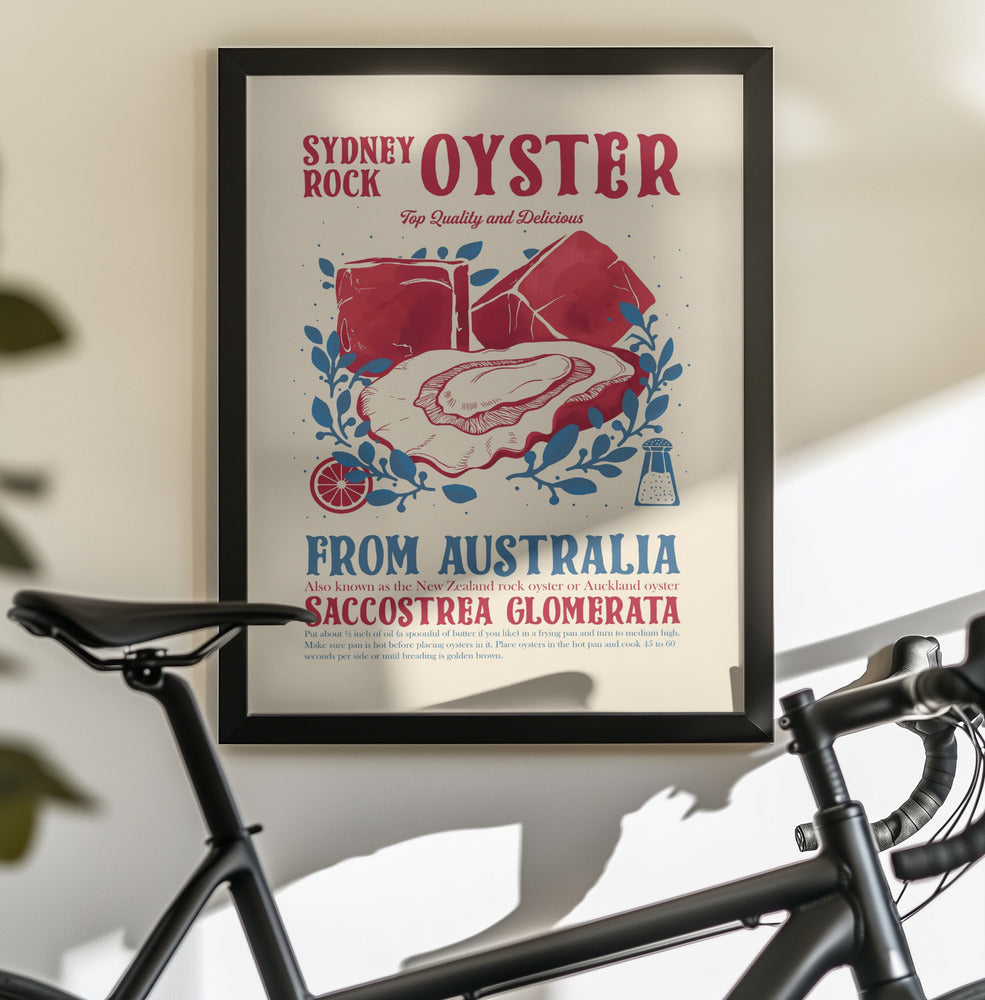 Oyster kitchen decor - Poster / Art Print - interiör