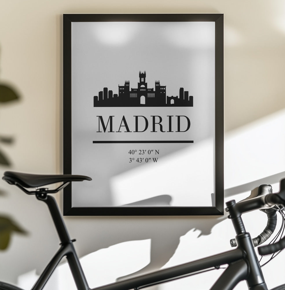 Black Skyline 44 - Poster / Art Print - interiör