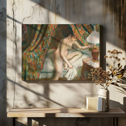 Naked Woman In Bed No.2 - Poster / Art Print - interiör