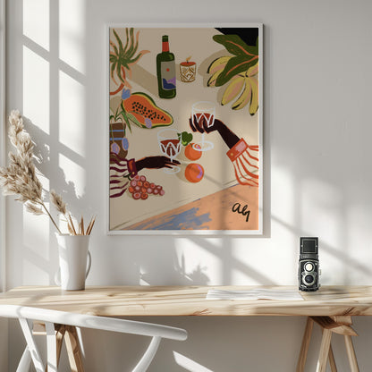 Cheers To You - Poster / Art Print - interiör