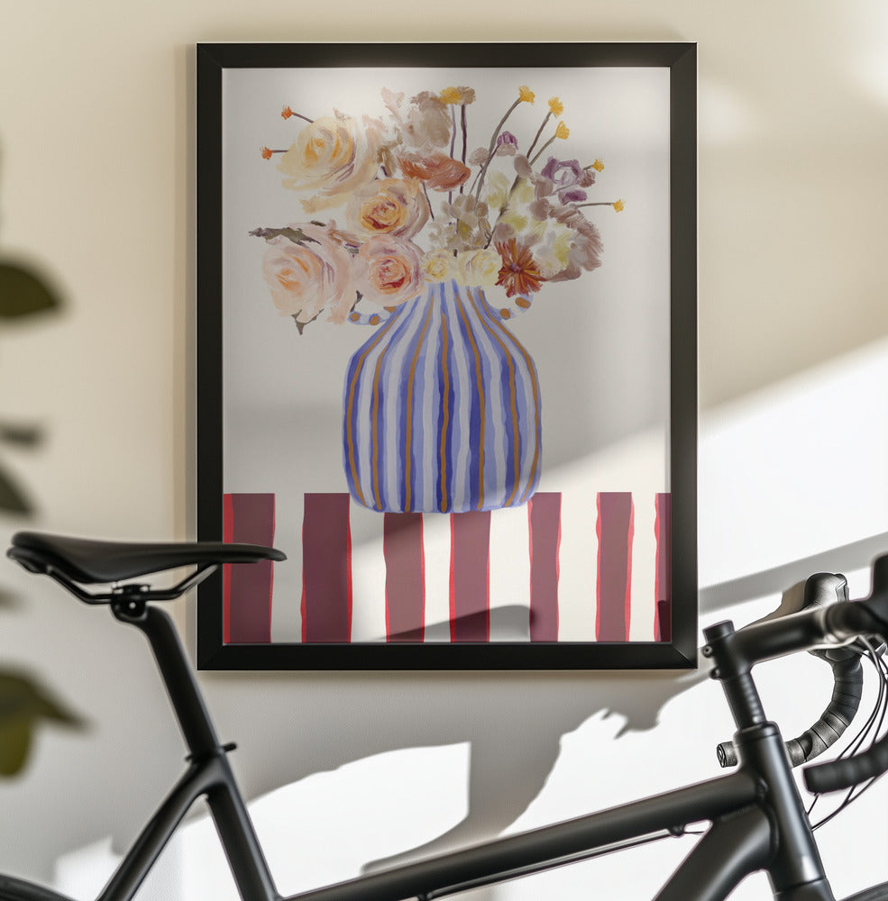 Still Life With Flowers 1 - Poster / Art Print - interiör