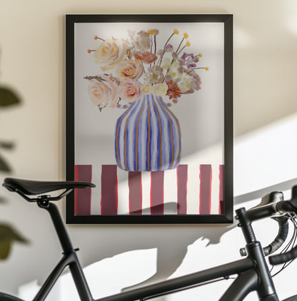 Still Life With Flowers 1 - Poster / Art Print - interiör