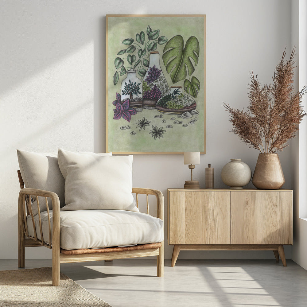 Magical Terrariums - Poster / Art Print - interiör