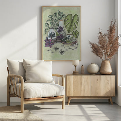 Magical Terrariums - Poster / Art Print - interiör