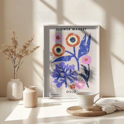Flower Market. Oslo - Poster / Art Print - interiör