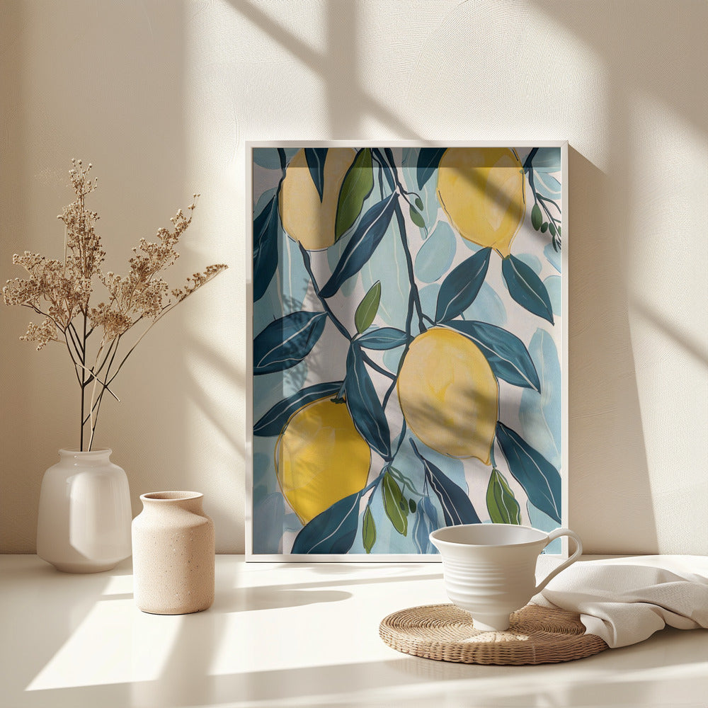 Lemon Tree - Poster / Art Print - interiör