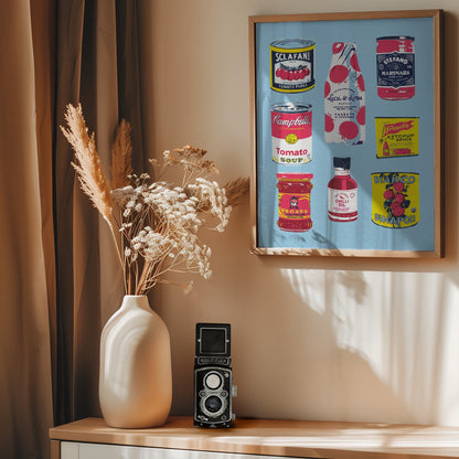 Canned Tomatoes - Poster / Art Print - interiör