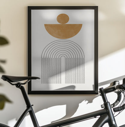 Arch Composition No7. - Poster / Art Print - interiör