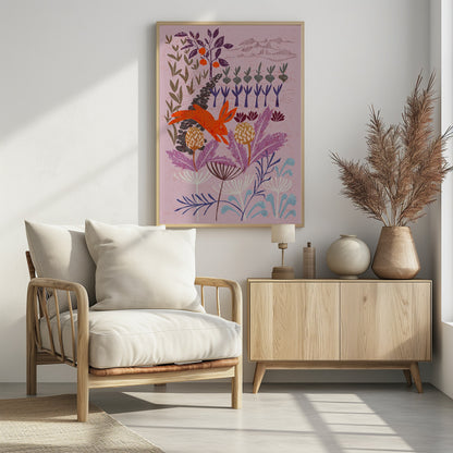 Artichoke thief at sunrise - Poster / Art Print - interiör