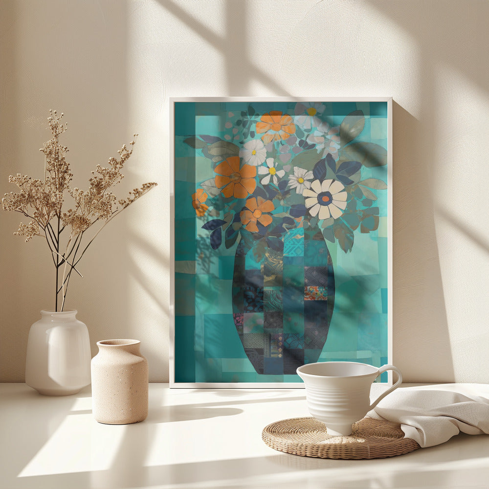 Abstract Vase No 15 - Poster / Art Print - interiör