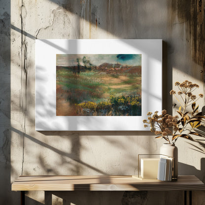 Landscape With Smokestacks  No.2 - Poster / Art Print - interiör