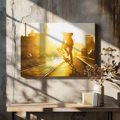 Flatland - Poster / Art Print - interiör