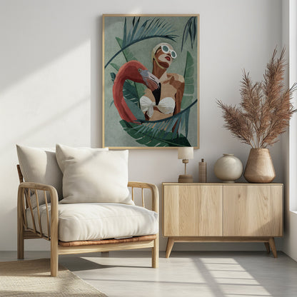 Tropical Elegance - Poster / Art Print - interiör