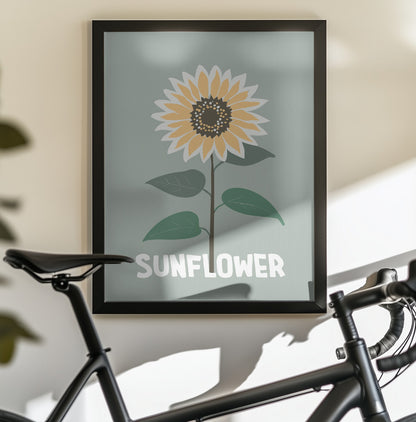 Sunflower - Poster / Art Print - interiör