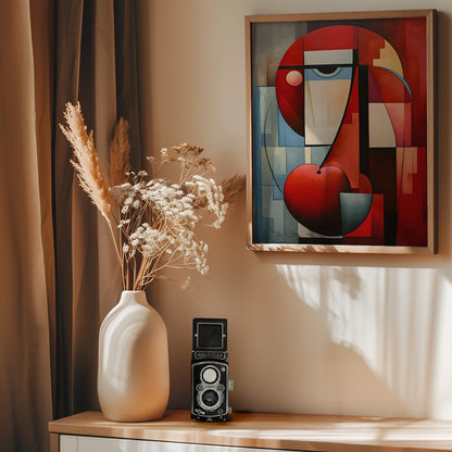 The Abstract Face - Poster / Art Print - interiör