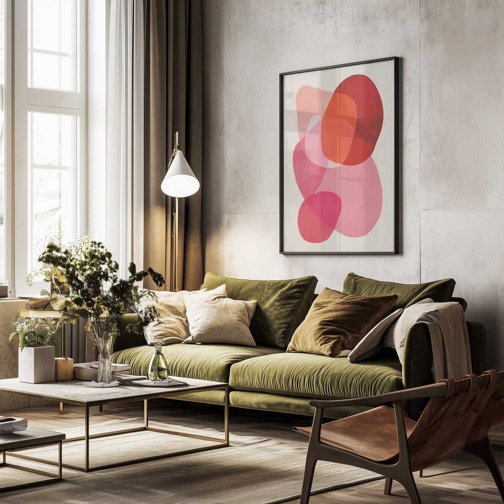 Overlapping - Poster / Art Print - interiör