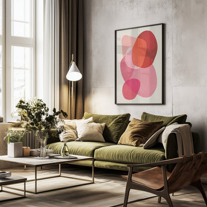 Overlapping - Poster / Art Print - interiör