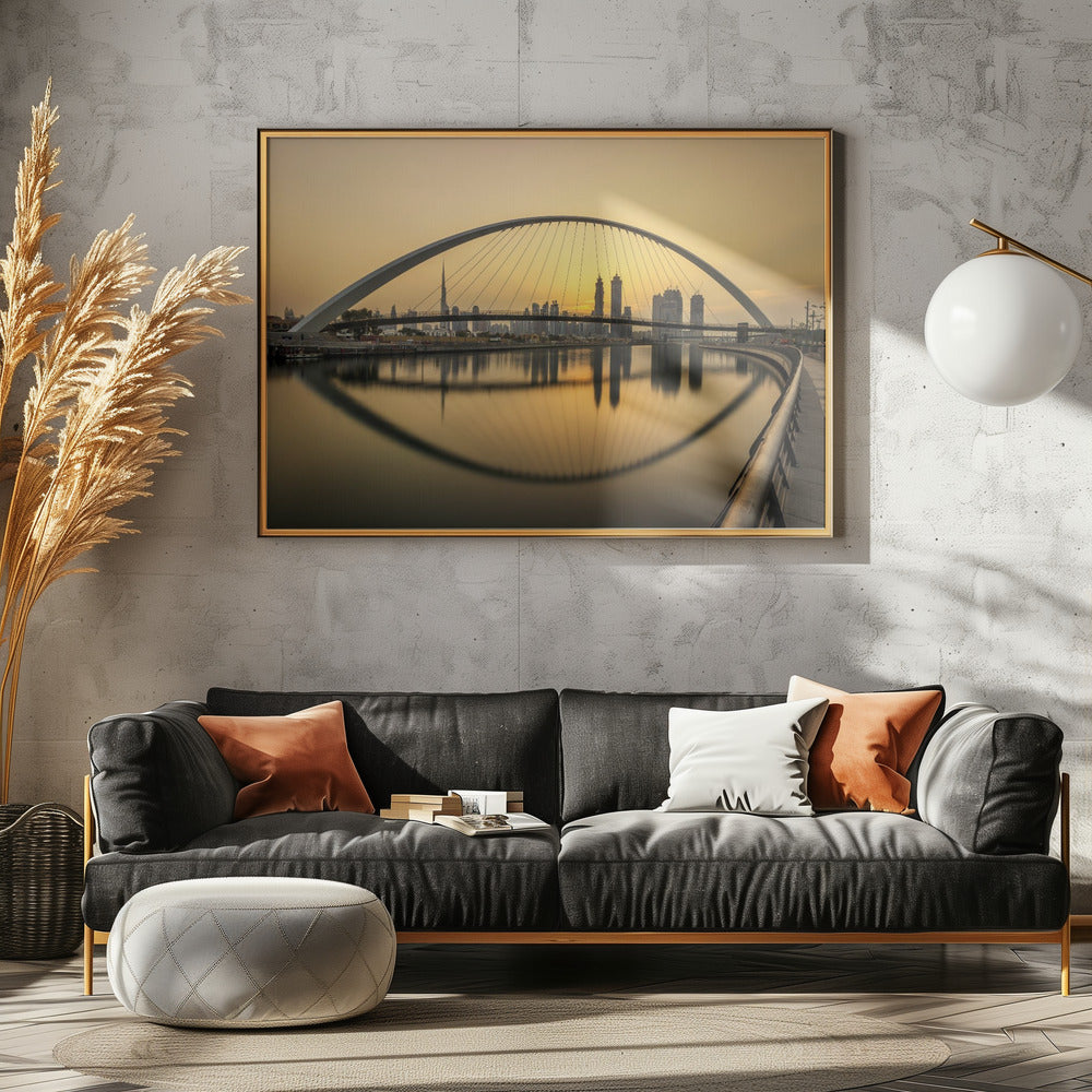 Dubai Water Canal - Poster / Art Print - interiör