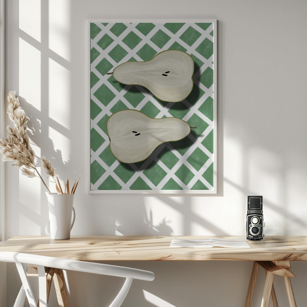 Pears - Poster / Art Print - interiör