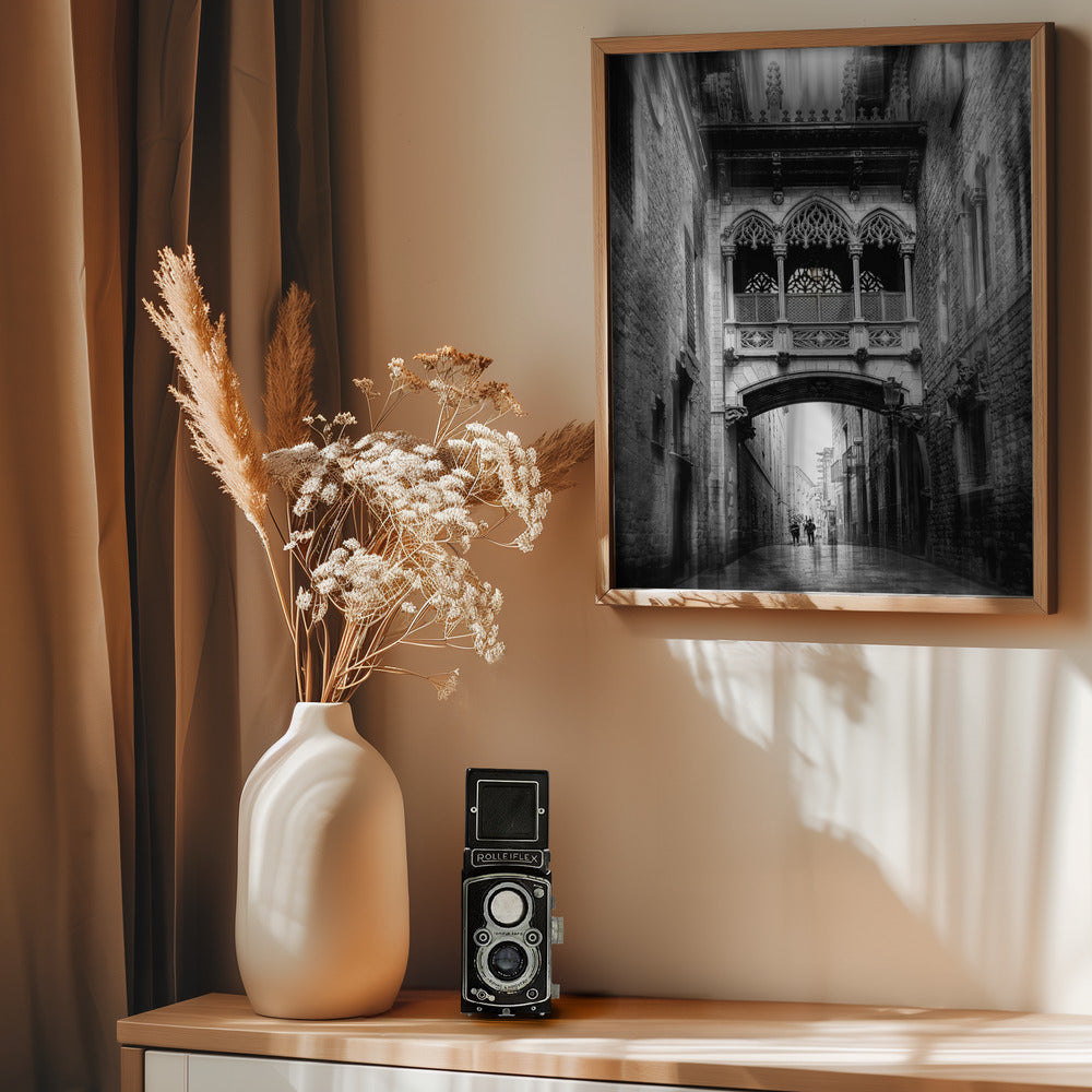 Bishop´s Bridge (Barcelona Series) - Poster / Art Print - interiör